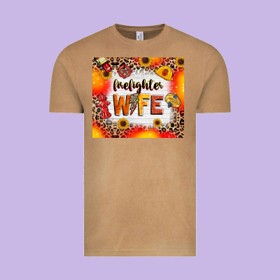 Vintage Tee firefighter wife