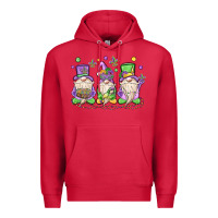 Cardinal mardi gras gnomes Premium Hoodie - MaliasSmallBusiness