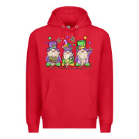 Red mardi gras gnomes Premium Hoodie - MaliasSmallBusiness