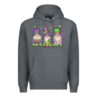 Rock mardi gras gnomes Premium Hoodie - MaliasSmallBusiness