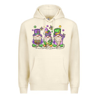 Sandshell mardi gras gnomes Premium Hoodie - MaliasSmallBusiness