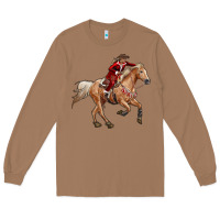 Toasted Coconut christmas cowgirl Long Sleeve Tee - RanaPortraitStore