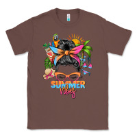 Chestnut summer vibes messy bun Classic Tee - Zillion Design Studio