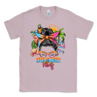 Lilac summer vibes messy bun Classic Tee - Zillion Design Studio