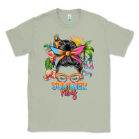 Matcha summer vibes messy bun Classic Tee - Zillion Design Studio
