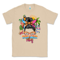 Mushroom summer vibes messy bun Classic Tee - Zillion Design Studio