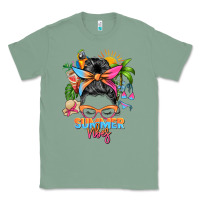 Sage summer vibes messy bun Classic Tee - Zillion Design Studio
