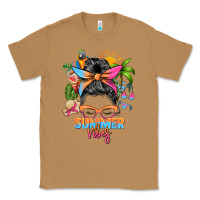 Toasted Coconut summer vibes messy bun Classic Tee - Zillion Design Studio