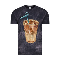 Cloud Black iced latte Vintage Tee - BarkalooDesign