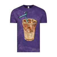 Cloud Purple iced latte Vintage Tee - BarkalooDesign
