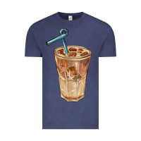 Vintage Denim iced latte Vintage Tee - BarkalooDesign