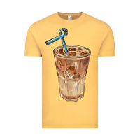 Vintage Mustard iced latte Vintage Tee - BarkalooDesign