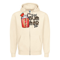 Sandshell summer Zipper Hoodie - CowhideDigitalArt