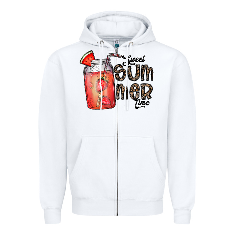 Summer Zipper Hoodie by CowhideDigitalArt | Teevron