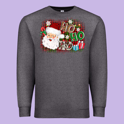 Ho Ho Ho Santa Premium Sweatshirt Designed By Adodesignshop