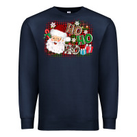 Navy ho ho ho santa Premium Sweatshirt - AdoDesignShop