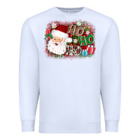 White ho ho ho santa Premium Sweatshirt - AdoDesignShop