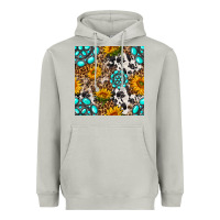 Moon Dust western gemstone and sunflower seamless pattern Heavyweight Hoodie - BundleAndBundleShop