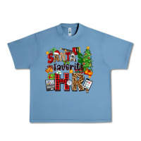 Pebble Blue santa's favorite hr Urban Heavy Tee - Zillion Design Studio