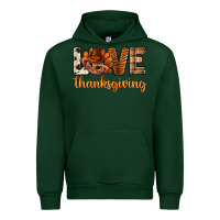 Forest Green love thanksgiving with turkey bbs Urban Hoodie - BundleAndBundleShop