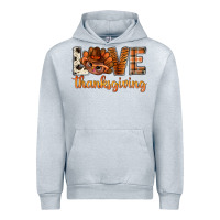 Heather Grey love thanksgiving with turkey bbs Urban Hoodie - BundleAndBundleShop
