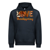 Navy love thanksgiving with turkey bbs Urban Hoodie - BundleAndBundleShop