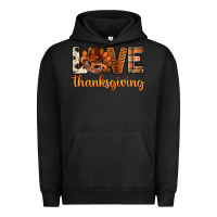 Pigment Black love thanksgiving with turkey bbs Urban Hoodie - BundleAndBundleShop