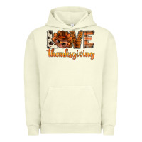Pigment Pistachio love thanksgiving with turkey bbs Urban Hoodie - BundleAndBundleShop