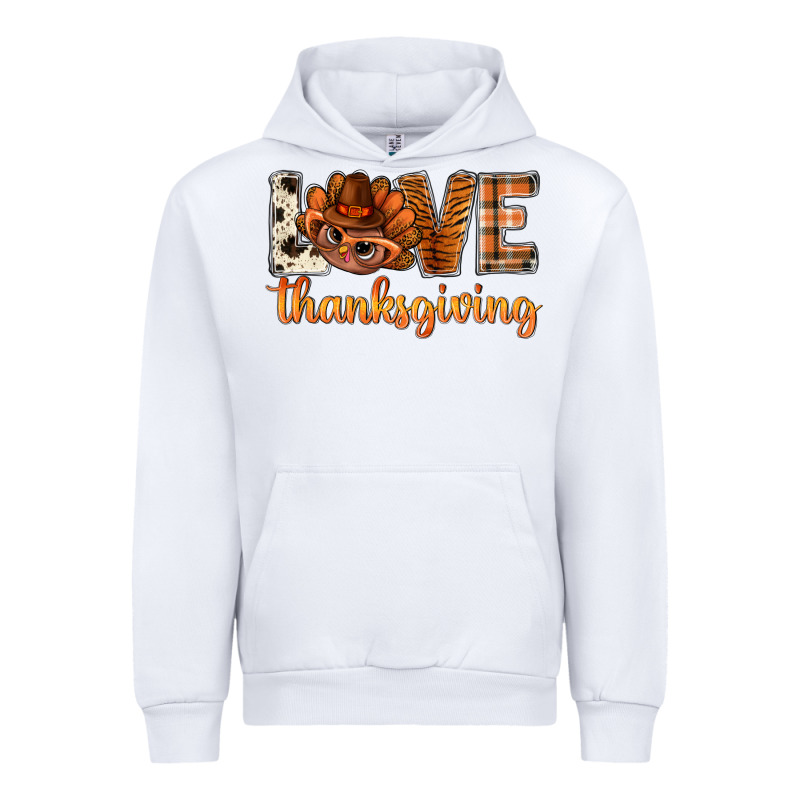 Love Thanksgiving With Turkey Bbs Urban Hoodie by BundleAndBundleShop | Teevron