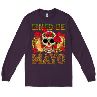 Plum Cinco de Mayo Long Sleeve Tee - texasbilliewilder