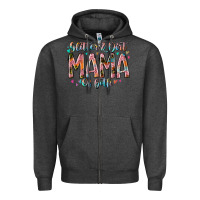 Charcoal Heather glitter and dirt mama of both Zipper Hoodie - RacoonDesign