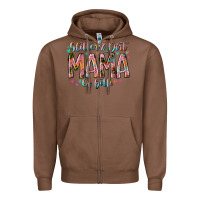 Chestnut glitter and dirt mama of both Zipper Hoodie - RacoonDesign