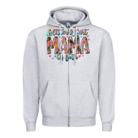 Heather Grey glitter and dirt mama of both Zipper Hoodie - RacoonDesign