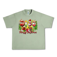 Oil Green merry christmas wine glasses Urban Heavy Tee - Zillion Design Studio