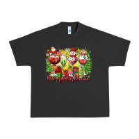 Pigment Black merry christmas wine glasses Urban Heavy Tee - Zillion Design Studio