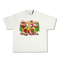 Pistachio merry christmas wine glasses Urban Heavy Tee - Zillion Design Studio