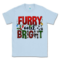 Dusty Blue Furry And Bright Classic Tee - FaDigitalArtStudio