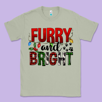 Furry And Bright Classic Tee Designed By Fadigitalartstudio