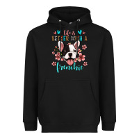 Black life is better with a frenchie Heavyweight Hoodie - Jasminsmagicworld
