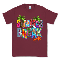 Burgundy summer break Classic Tee - Zillion Design Studio