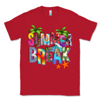 Red summer break Classic Tee - Zillion Design Studio
