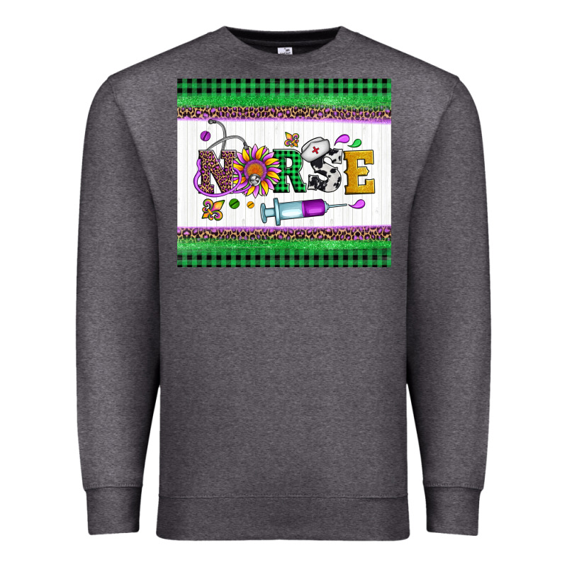 Mardi Gras Nurse Premium Sweatshirt by Artiststas | Teevron