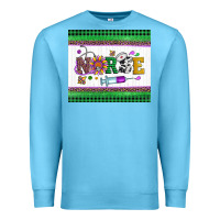 Ocean Blue mardi gras nurse Premium Sweatshirt - Artiststas