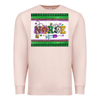 Pale Pink mardi gras nurse Premium Sweatshirt - Artiststas