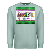 Seafoam mardi gras nurse Premium Sweatshirt - Artiststas