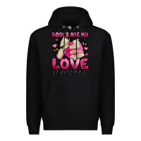 Black books are my love language Premium Hoodie - MaliasSmallBusiness