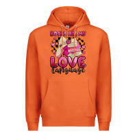 Carrot books are my love language Premium Hoodie - MaliasSmallBusiness