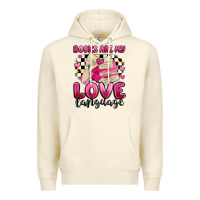 Sandshell books are my love language Premium Hoodie - MaliasSmallBusiness