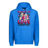 True Royal books are my love language Premium Hoodie - MaliasSmallBusiness