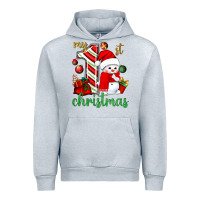 Heather Grey my 1 st christmas with cute snowman bbs Urban Hoodie - BundleAndBundleShop